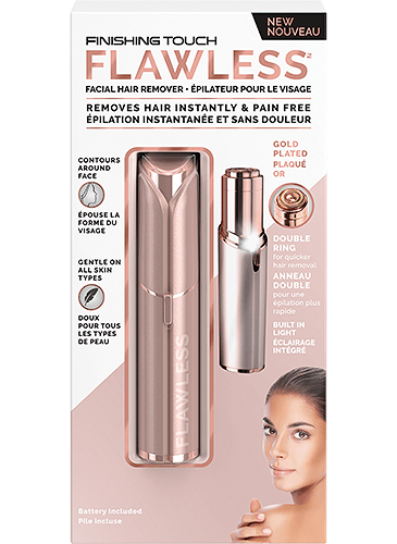 Finishing Touch Flawless Women's Painless Hair Remover, Rose Gold